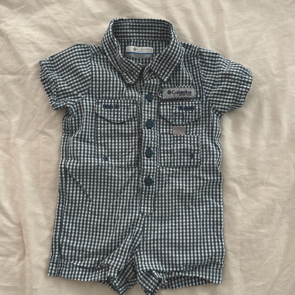 Boys short sleeve Columbia One Piece
